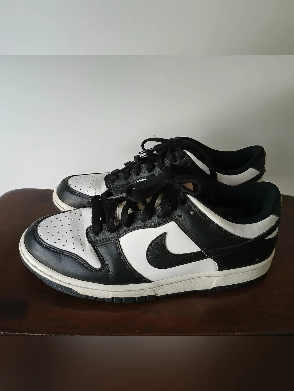 Nike Dunk Low Black White Panda CW1590-100 Youth Size 7Y